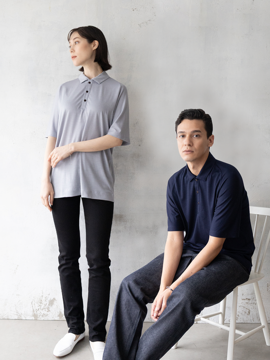 【顏色訂製】<男女皆宜>C FLEX 美麗諾羊毛POLO衫