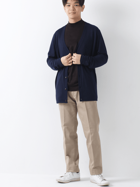 <男女兼用>C FLEX メリノウールカーディガン | (10ブラック) - C - one ONLINE STORE