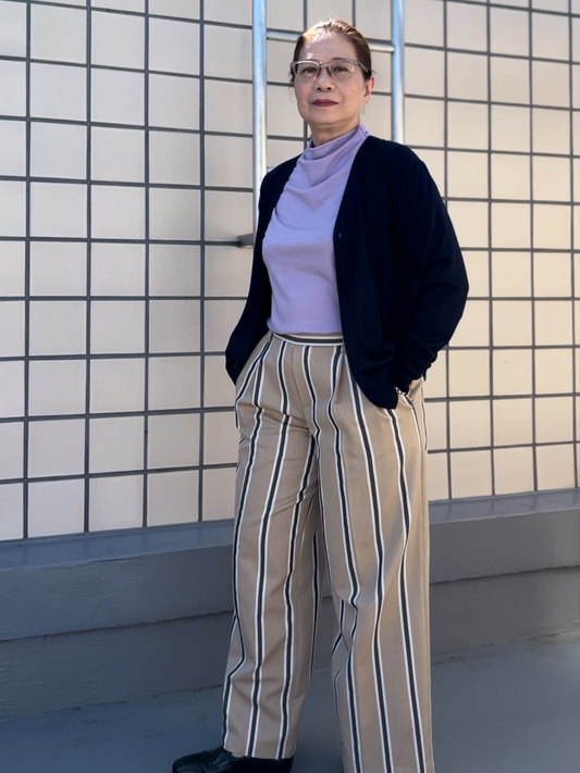 <男女皆宜>C BASIC 美麗諾羊毛修身開襟衫