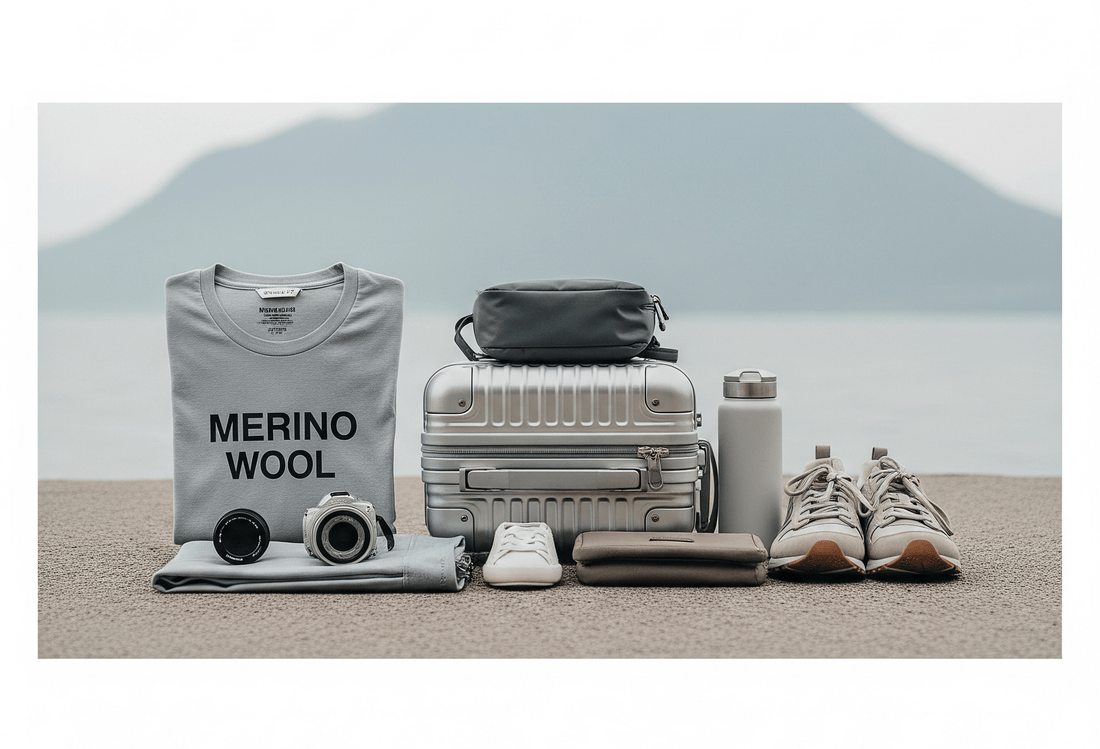 【旅を愛するあなたへ】究極のパッキング術！メリノウール100%Tシャツが旅の荷物を減らす理由 - C-one ONLINE STORE
