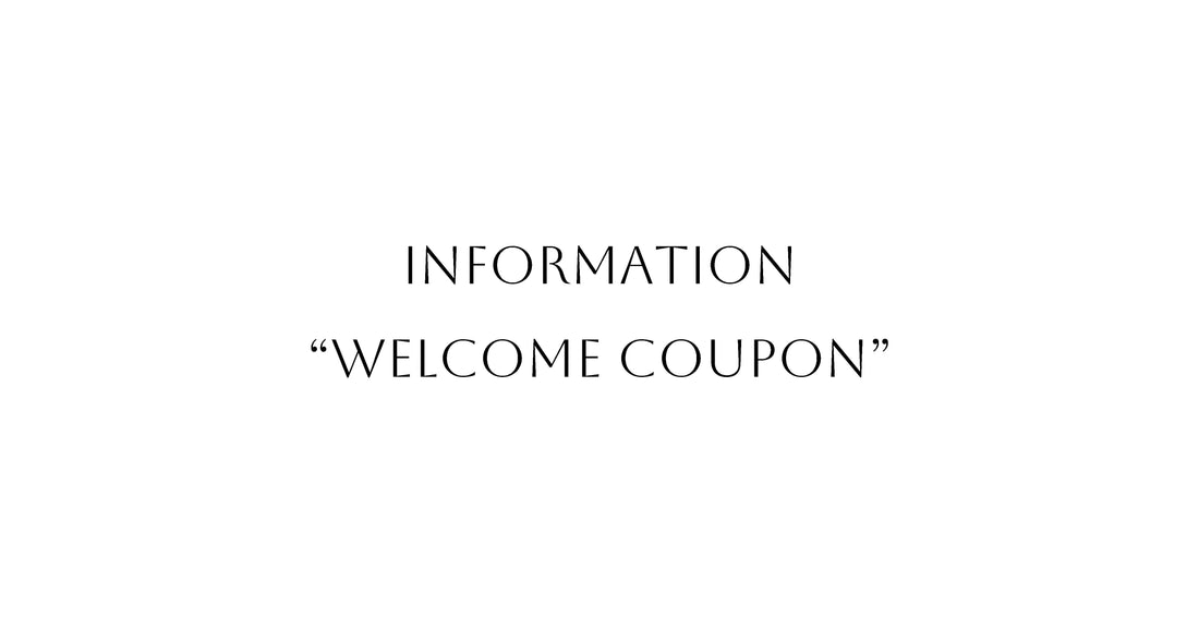 WELCOME COUPON のご案内