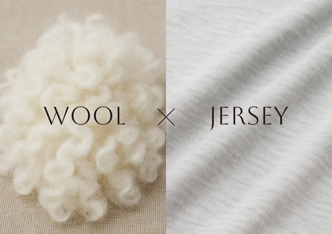 着るほどに心地いい。メリノウール×ジャージーの魔法