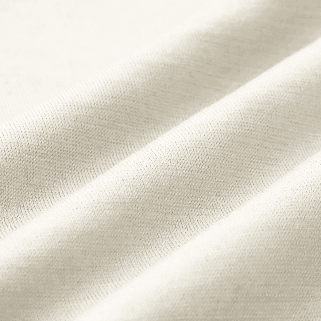 【カラーオーダー】メリノウールボトルネック長袖カットソー | (100 オフホワイト) - C - one ONLINE STORE