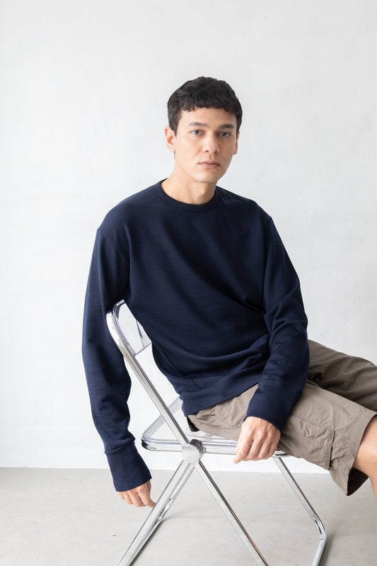 <男女兼用>メリノウールスウェットプルオーバー | (11グレー) - C - one ONLINE STORE