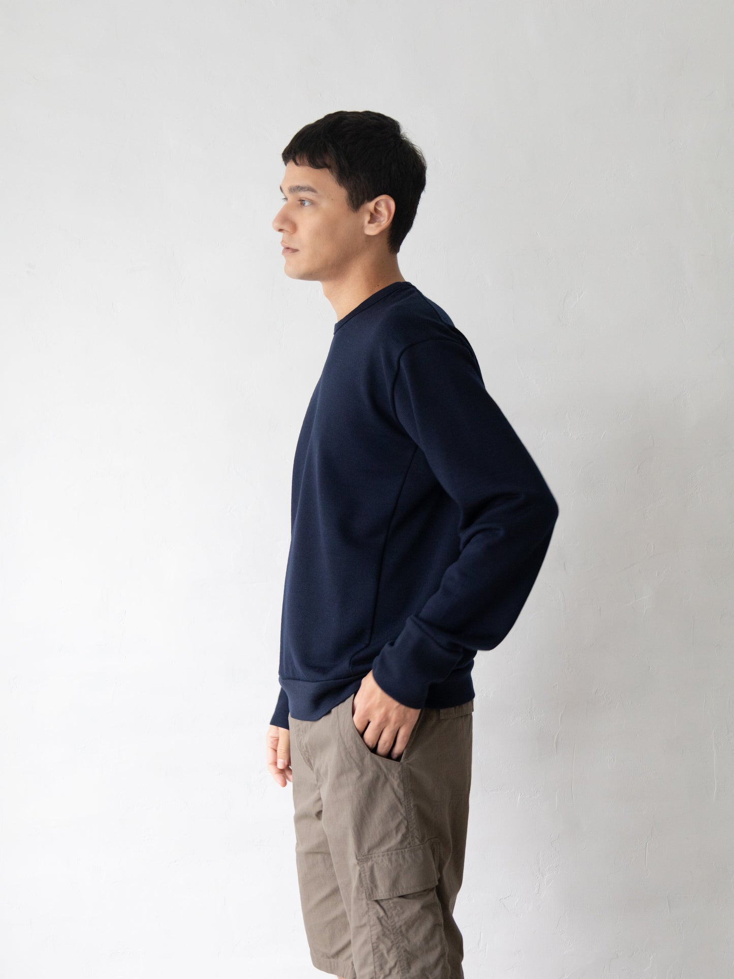 <男女兼用>メリノウールスウェットプルオーバー | (11グレー) - C - one ONLINE STORE