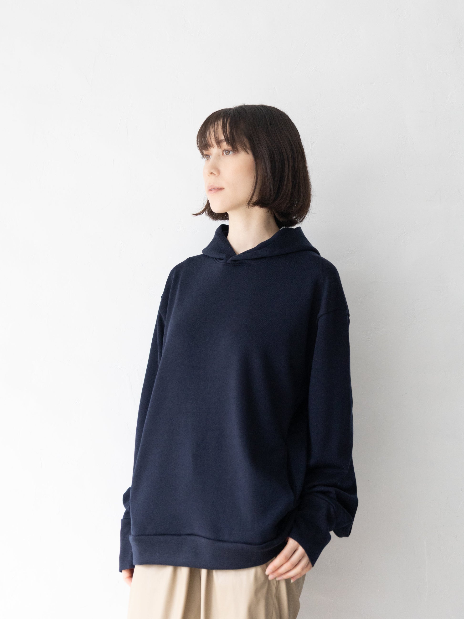 <男女兼用>メリノウールスウェットパーカー | (11グレー) - C - one ONLINE STORE