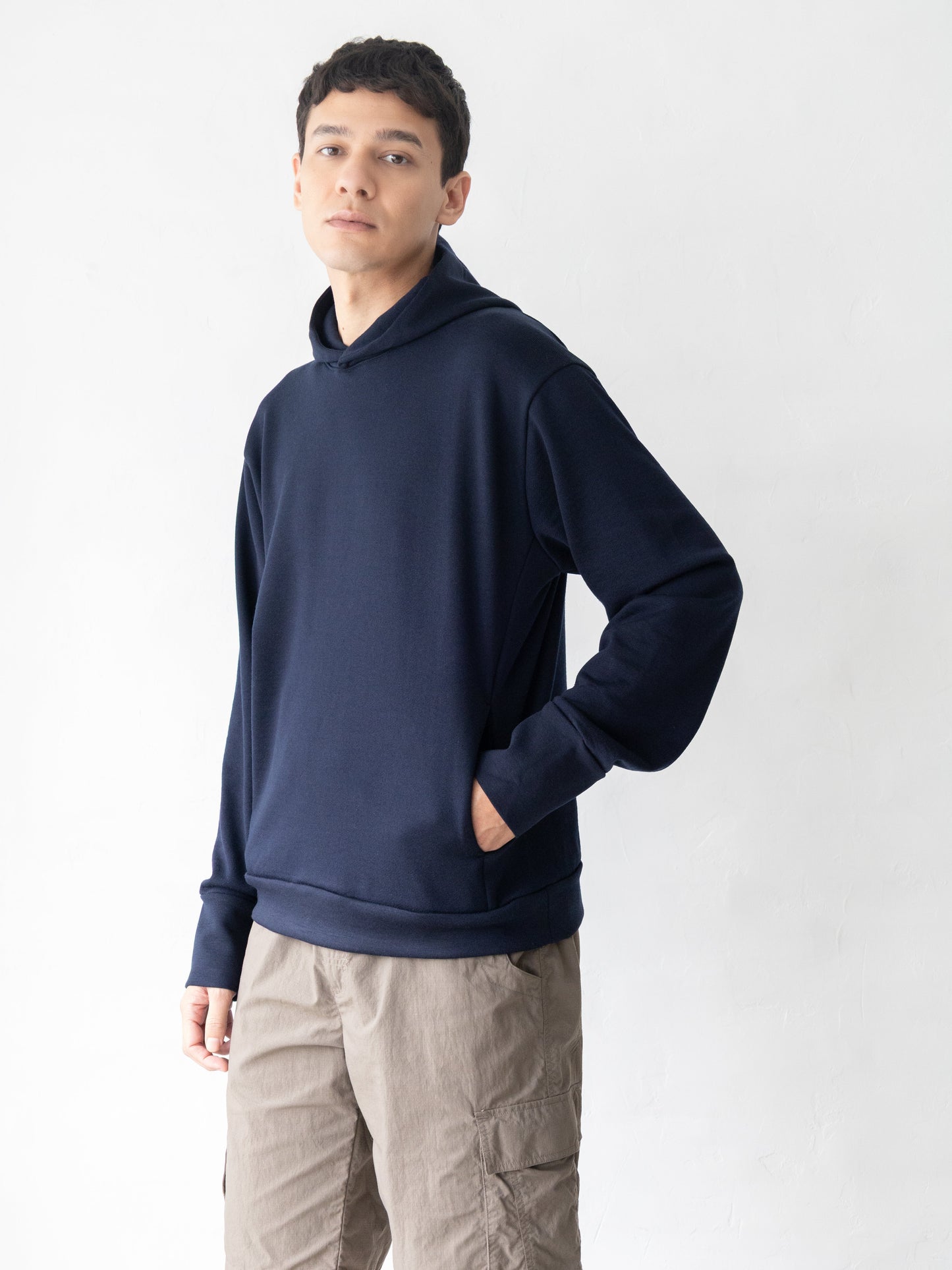 <男女兼用>メリノウールスウェットパーカー | (11グレー) - C - one ONLINE STORE