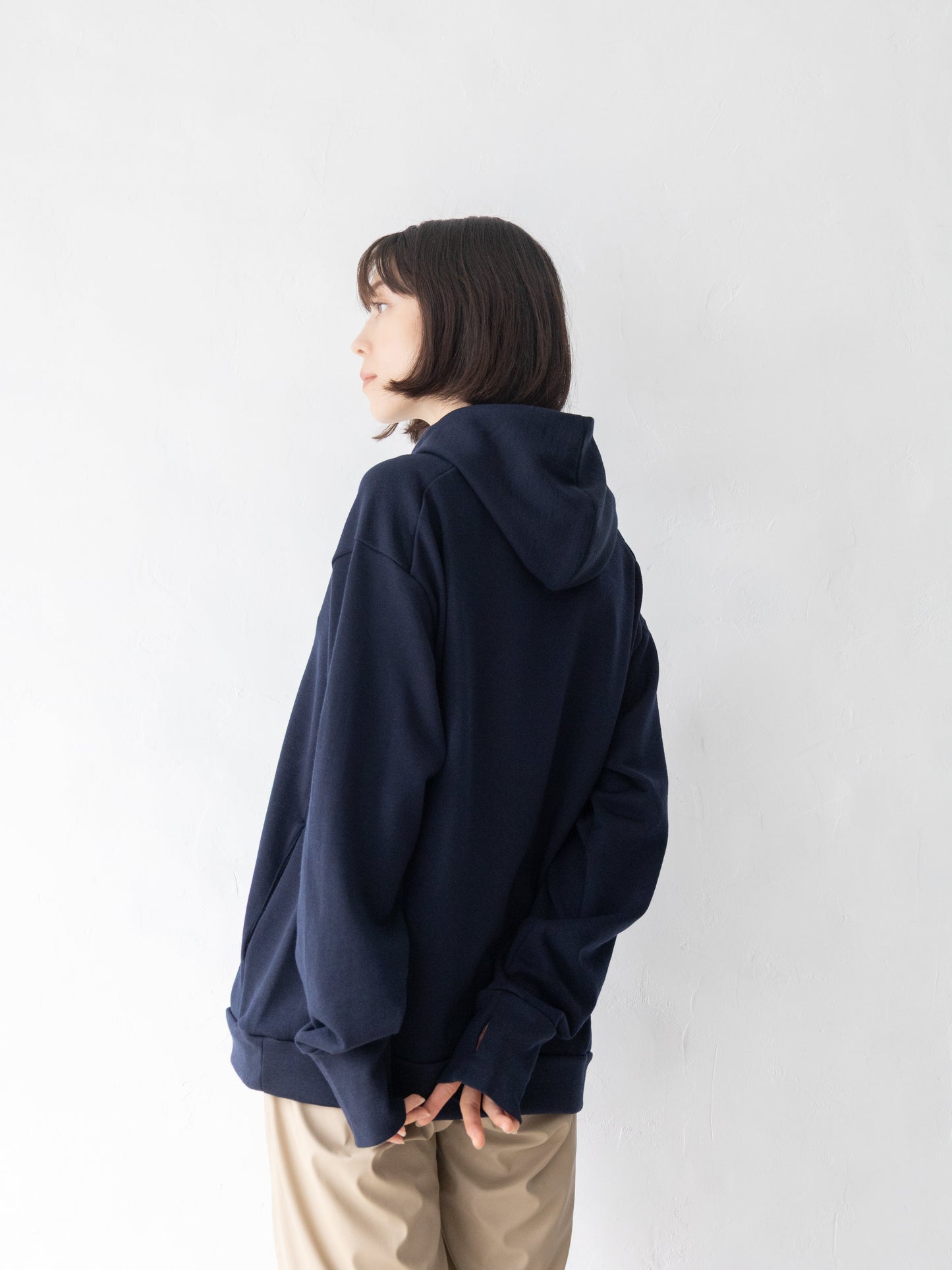 <男女兼用>メリノウールスウェットパーカー | (11グレー) - C - one ONLINE STORE