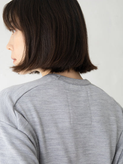 <男女兼用>メリノウールスウェットプルオーバー | (11グレー) - C - one ONLINE STORE