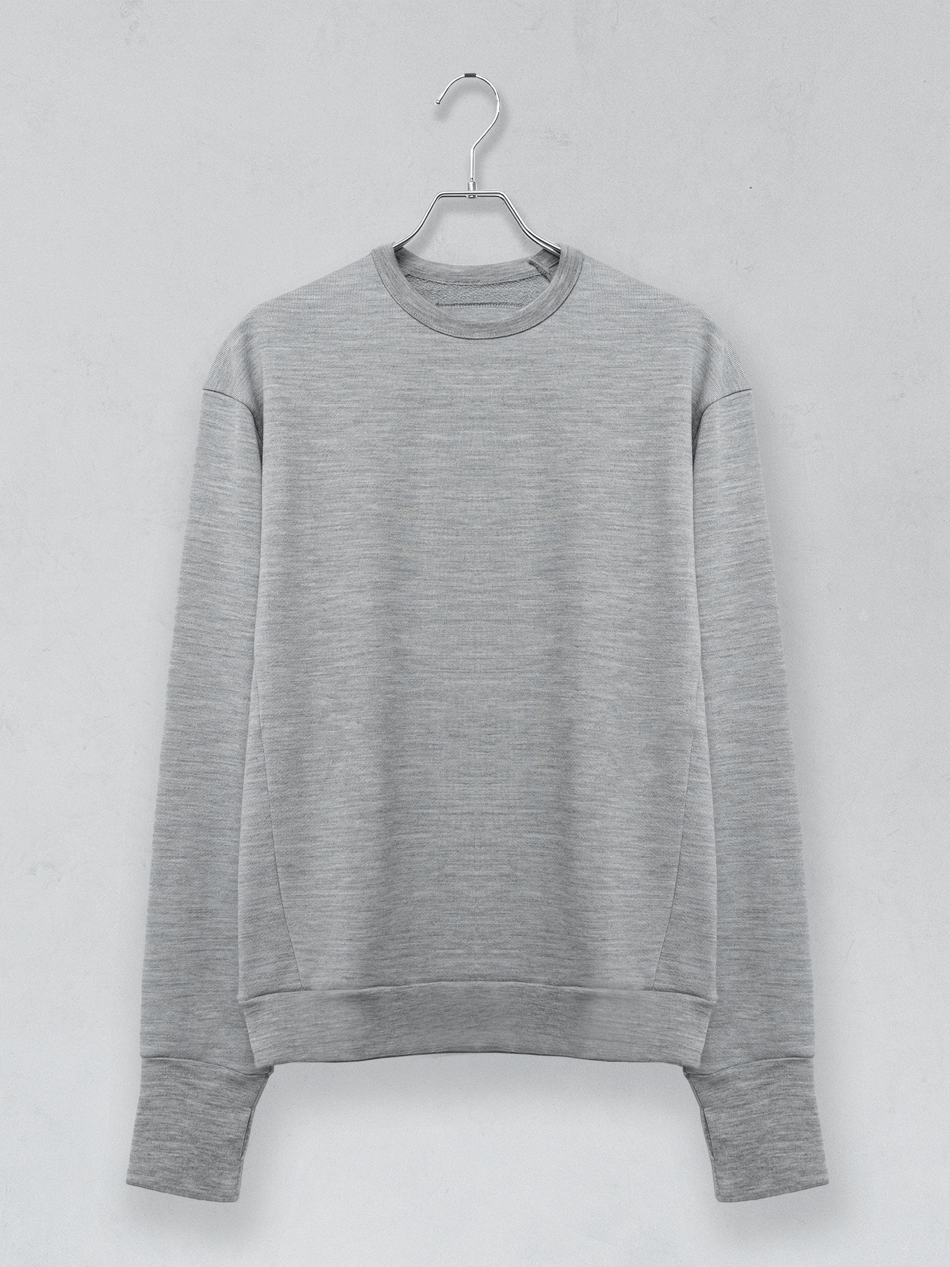 <男女兼用>メリノウールスウェットプルオーバー | (11グレー) - C - one ONLINE STORE