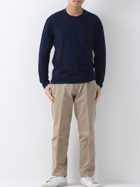 <男女兼用>C HIGH ENDメリノウール長袖Ｔシャツ
