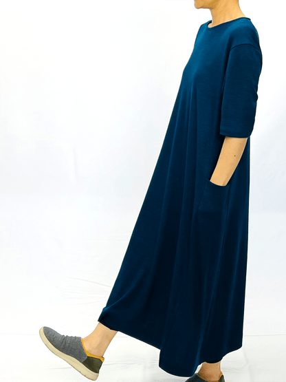 メリノウールスムースワンピース | (7ブライトイエロー) - C - one ONLINE STORE