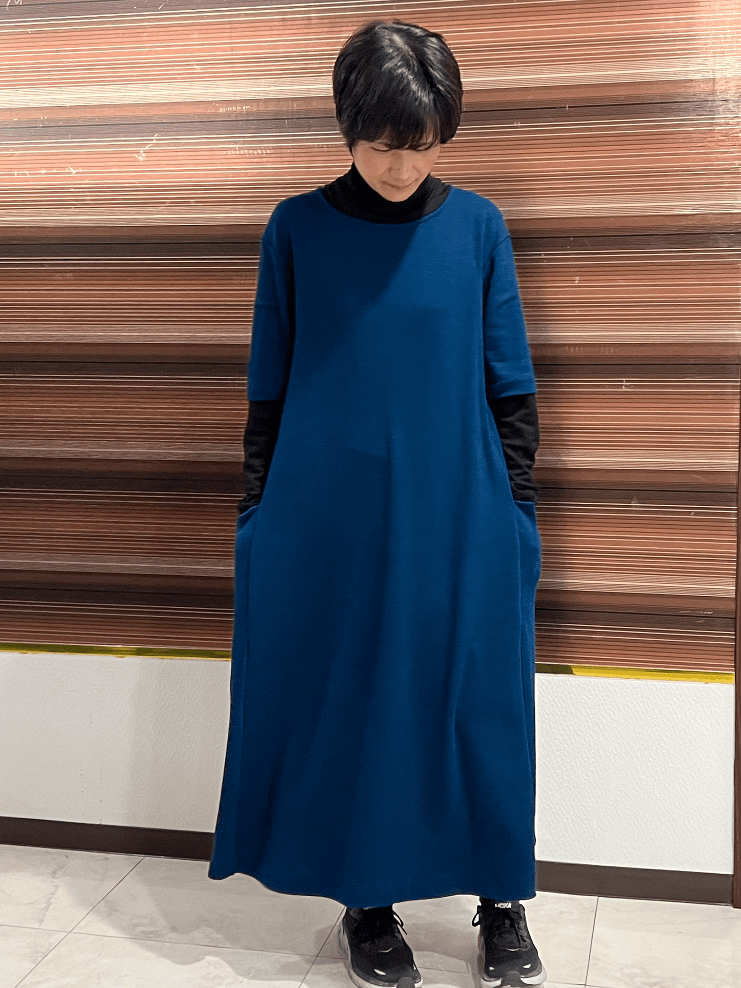 メリノウールスムースワンピース | (7ブライトイエロー) - C - one ONLINE STORE