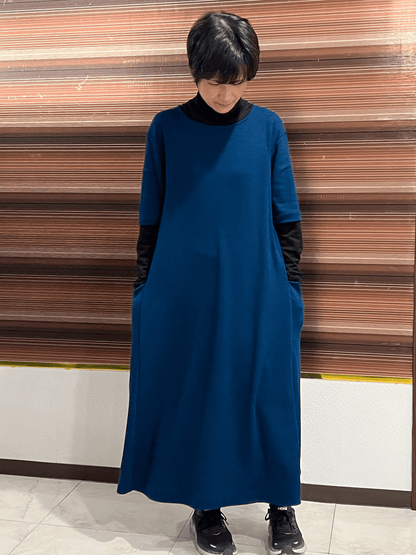 メリノウールスムースワンピース | (7ブライトイエロー) - C - one ONLINE STORE