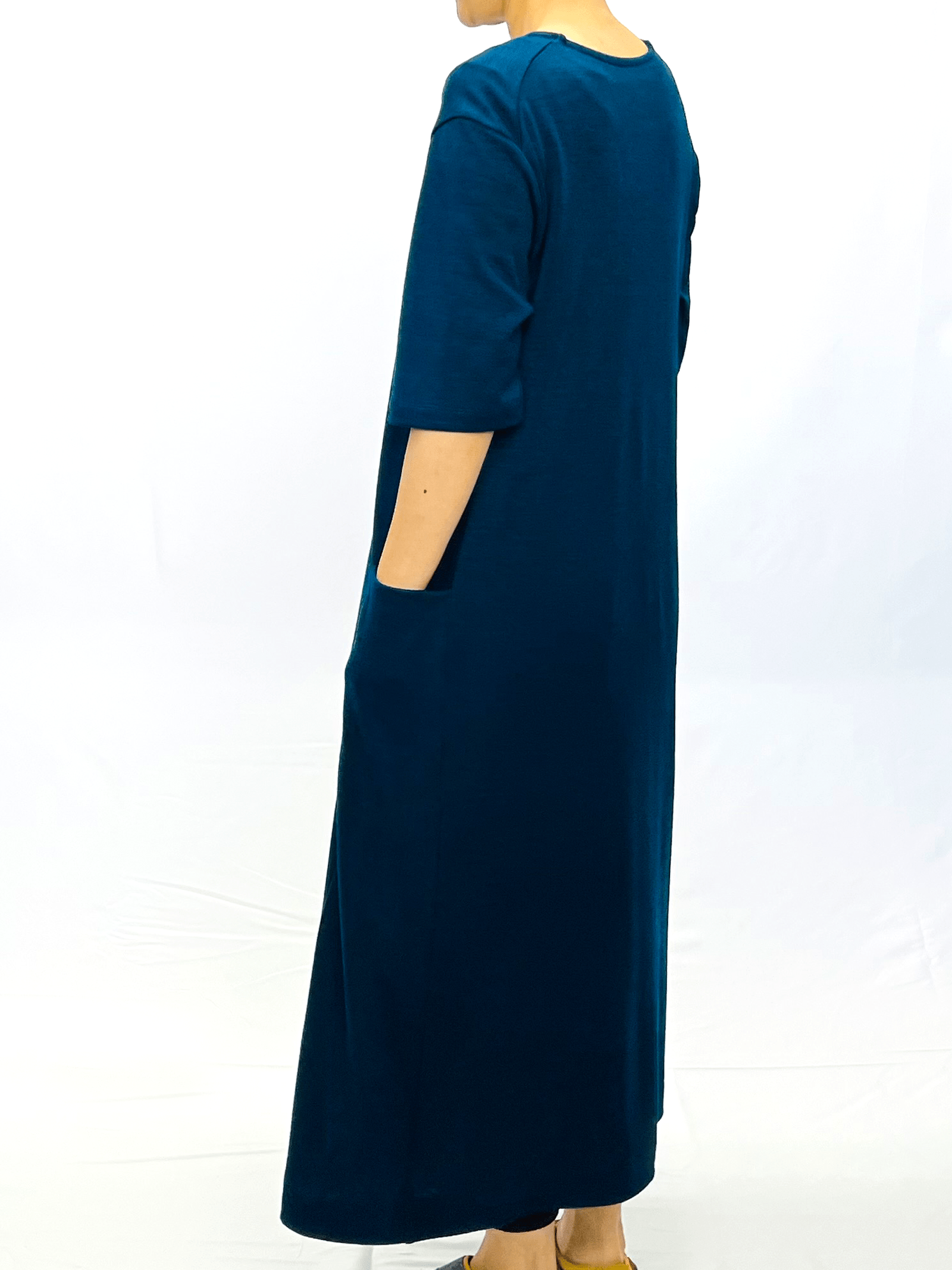 メリノウールスムースワンピース | (7ブライトイエロー) - C - one ONLINE STORE