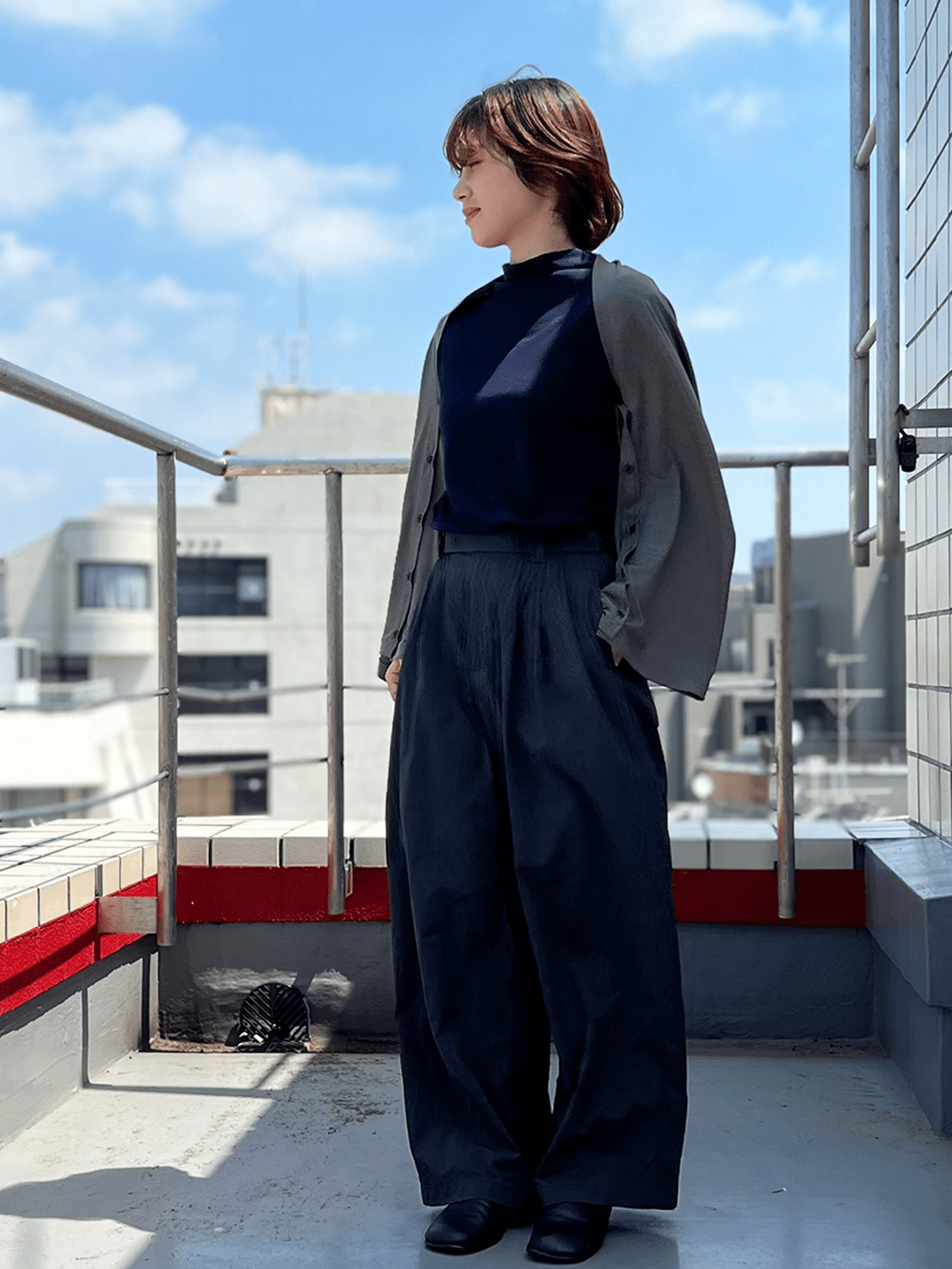 メリノウールマルチストール | (702モカブラウン) - C - one ONLINE STORE