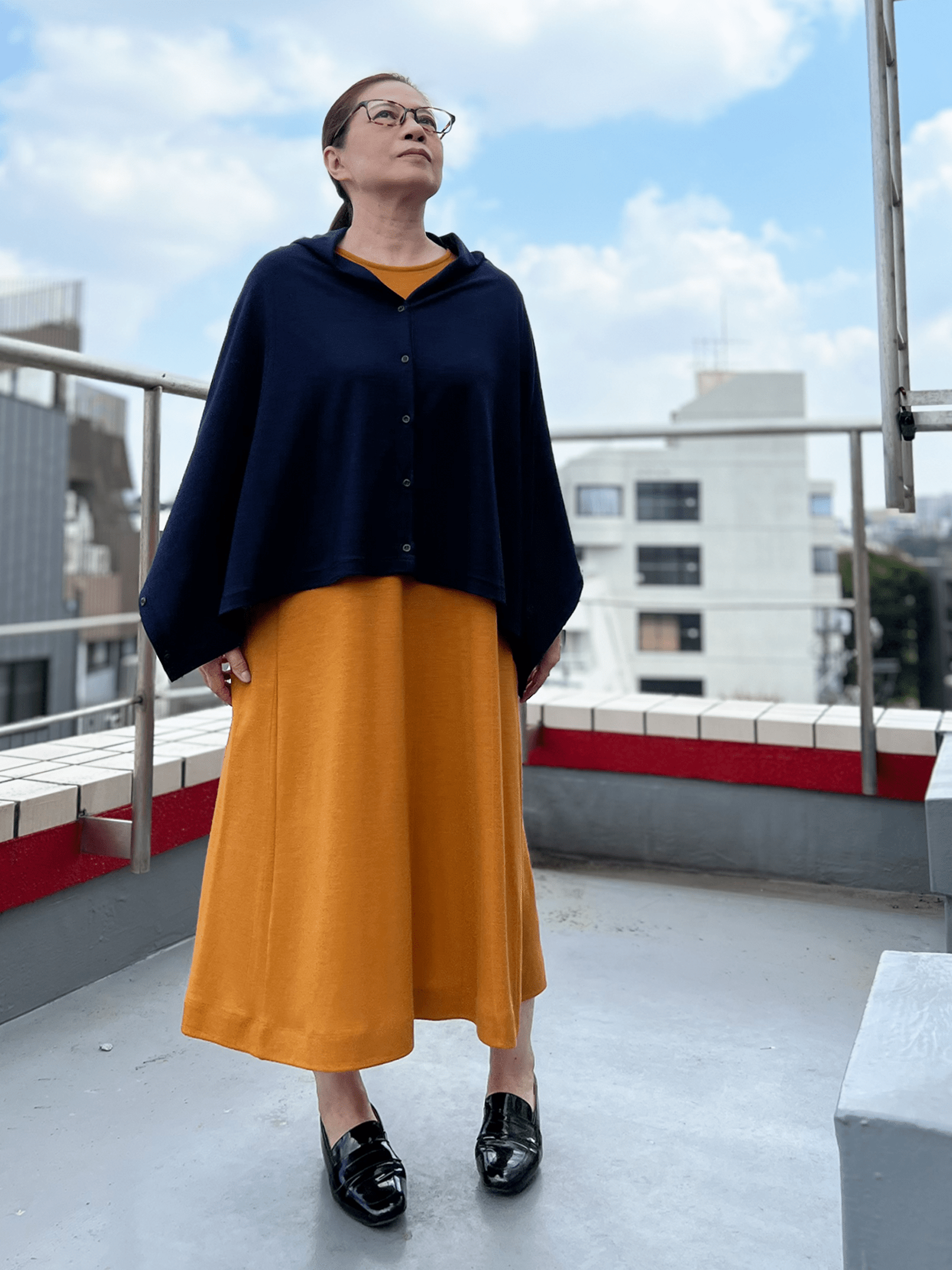 メリノウールマルチストール | (702モカブラウン) - C - one ONLINE STORE