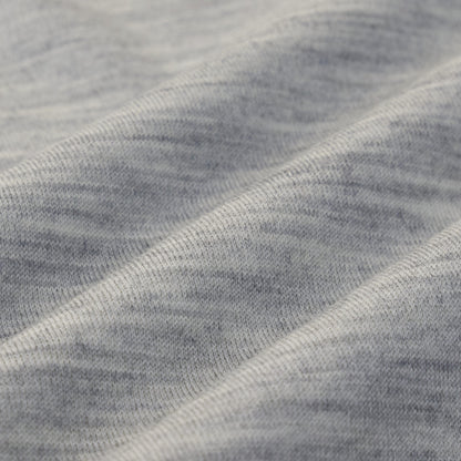 【カラーオーダー】メリノウールボトルネック長袖カットソー | (704 グレーメランジ) - C - one ONLINE STORE