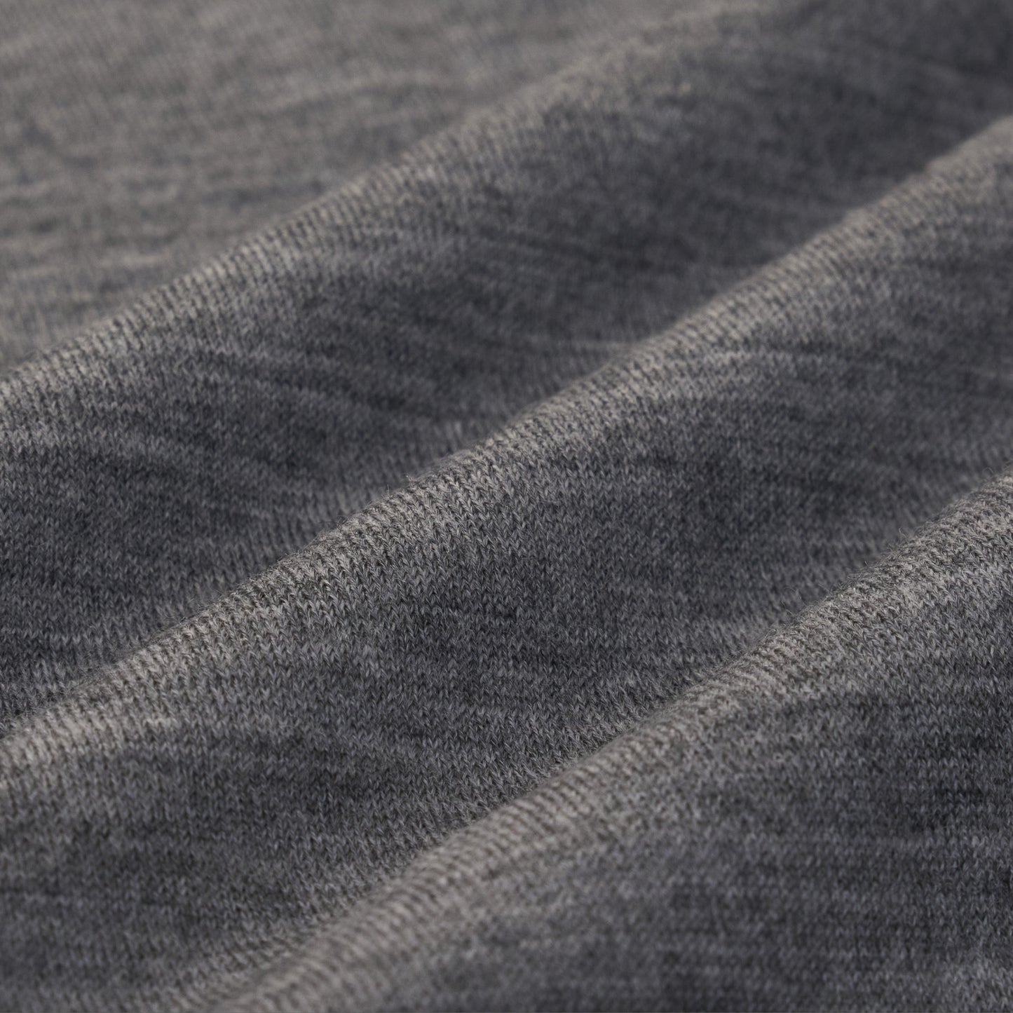 【カラーオーダー】メリノウールボトルネック長袖カットソー | (750 チャコールメランジ) - C - one ONLINE STORE