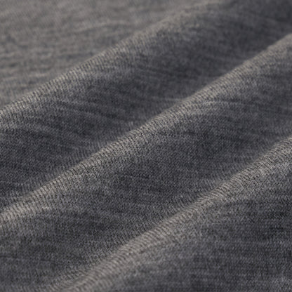 【カラーオーダー】メリノウールボトルネック長袖カットソー | (750 チャコールメランジ) - C - one ONLINE STORE
