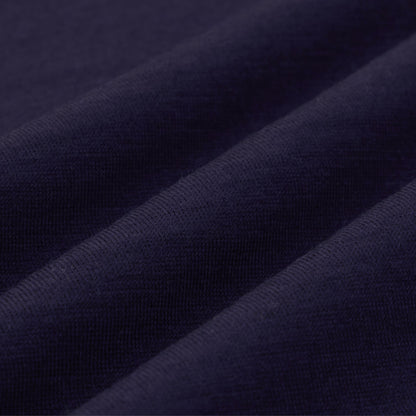 【カラーオーダー】メリノウールボトルネック長袖カットソー | (852 ディープパープル) - C - one ONLINE STORE