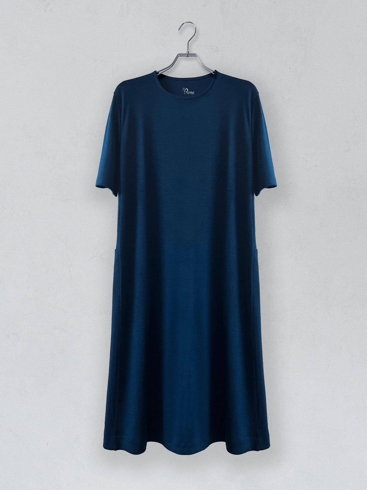 メリノウールスムースワンピース | (9ダークターコイズ) - C - one ONLINE STORE