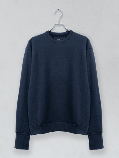 <男女兼用>メリノウールスウェットプルオーバー | (9ネイビー) - C - one ONLINE STORE