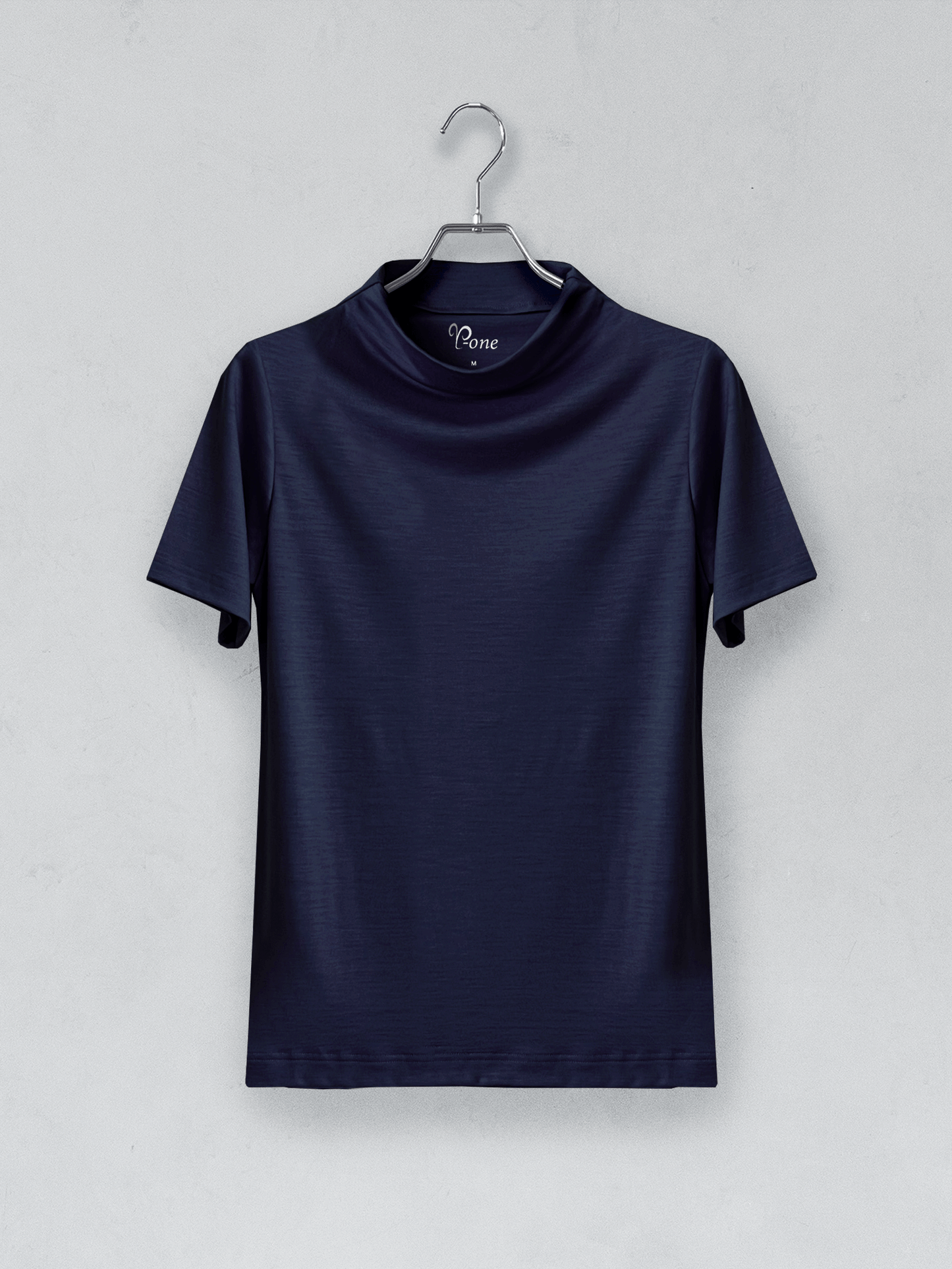 メリノウールボトルネックカットソー | (901ダークネイビー) - C - one ONLINE STORE