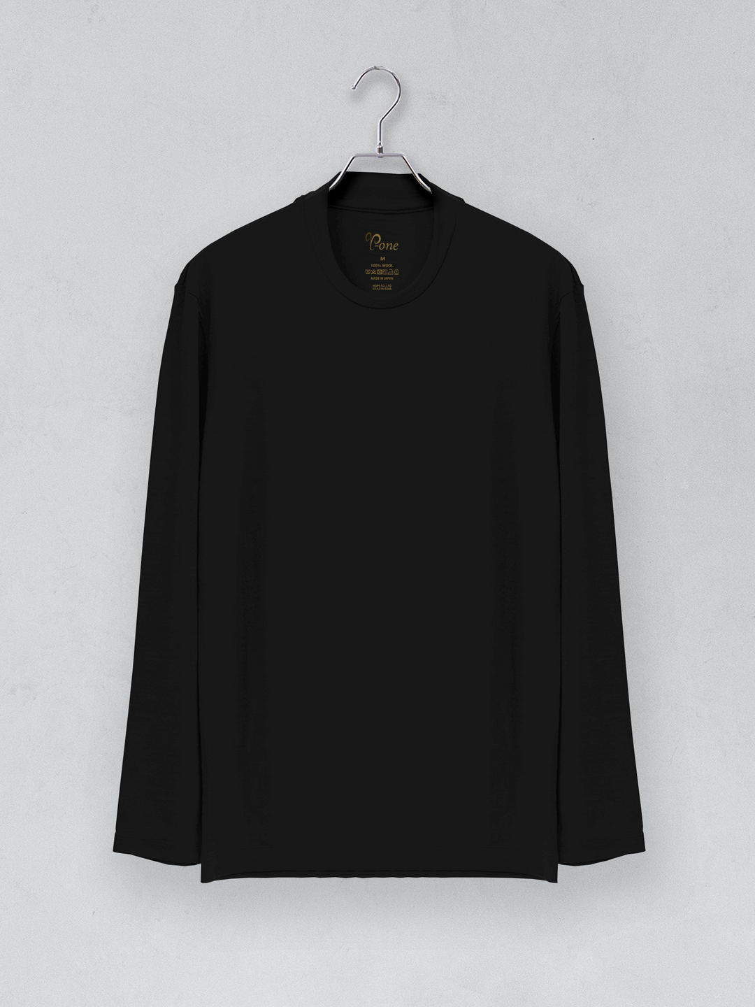 C HIGH ENDメリノウール長袖Ｔシャツ