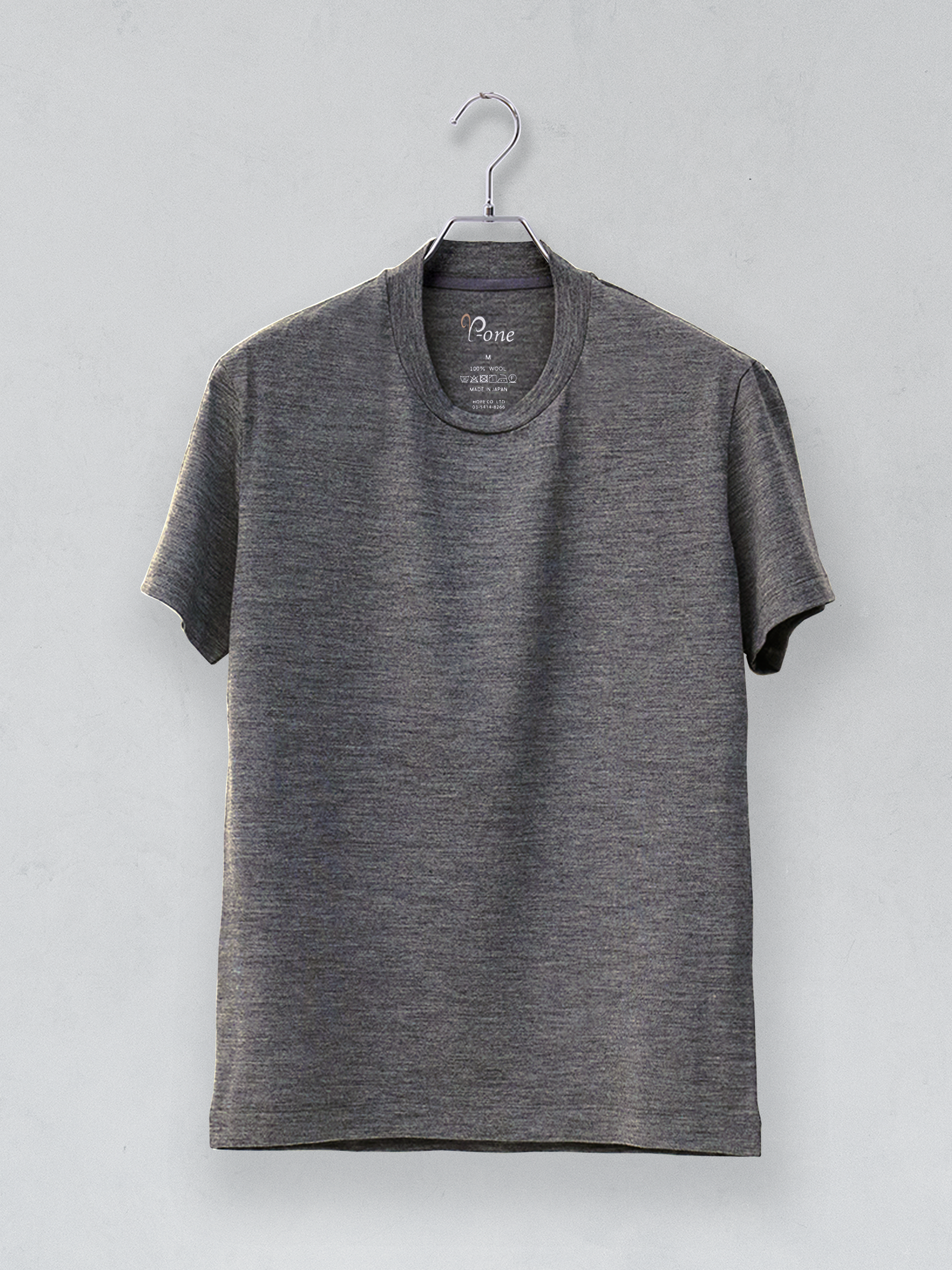 C HIGH END メリノウールＴシャツ