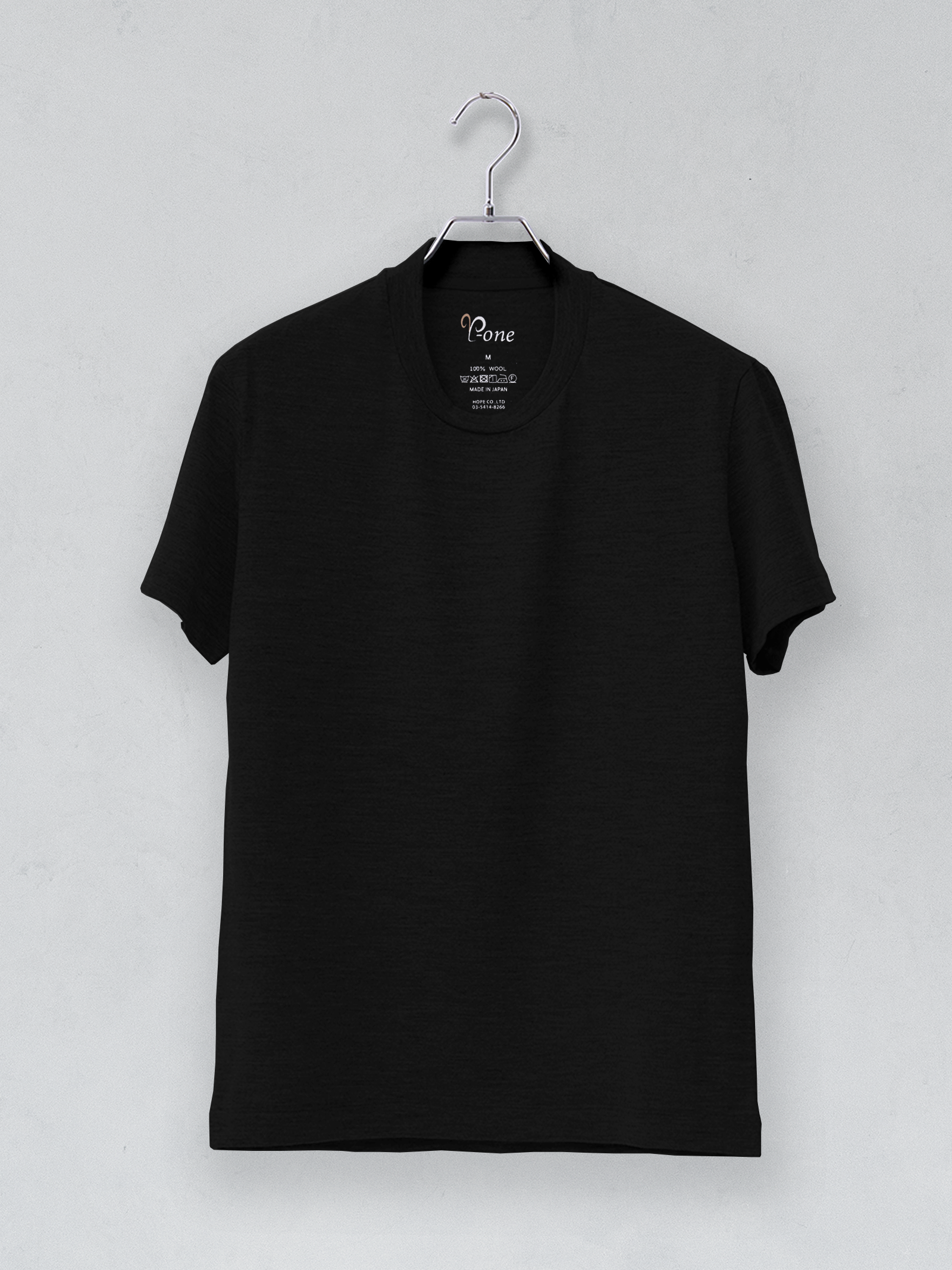 C HIGH END メリノウールＴシャツ