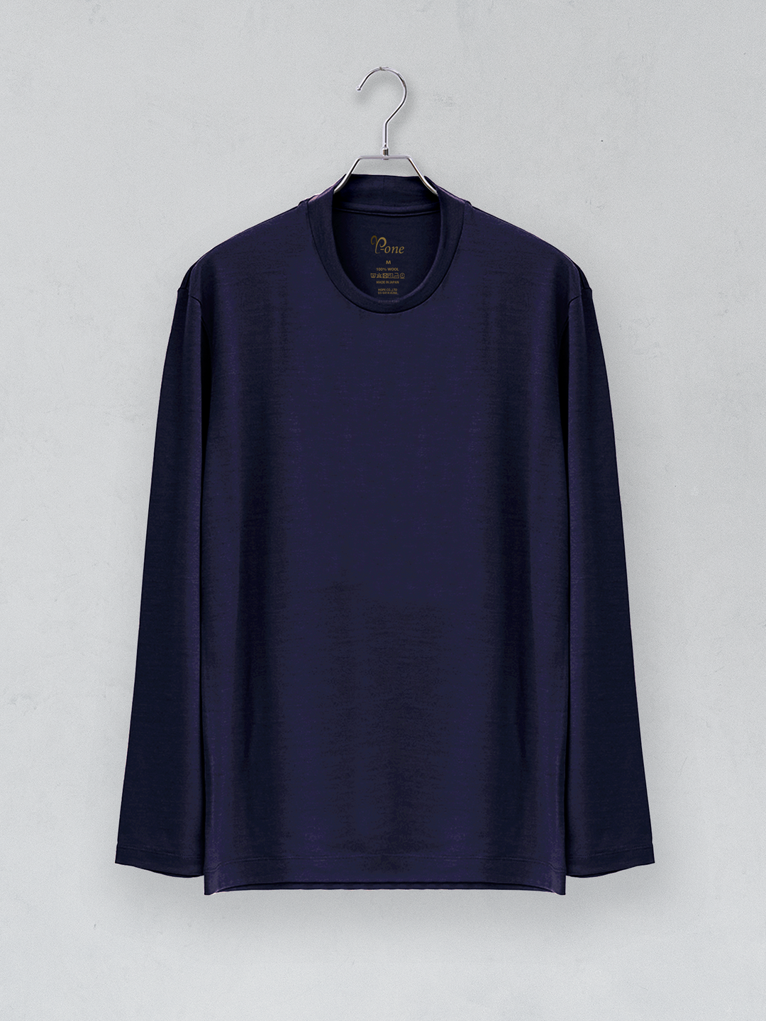 C HIGH ENDメリノウール長袖Ｔシャツ