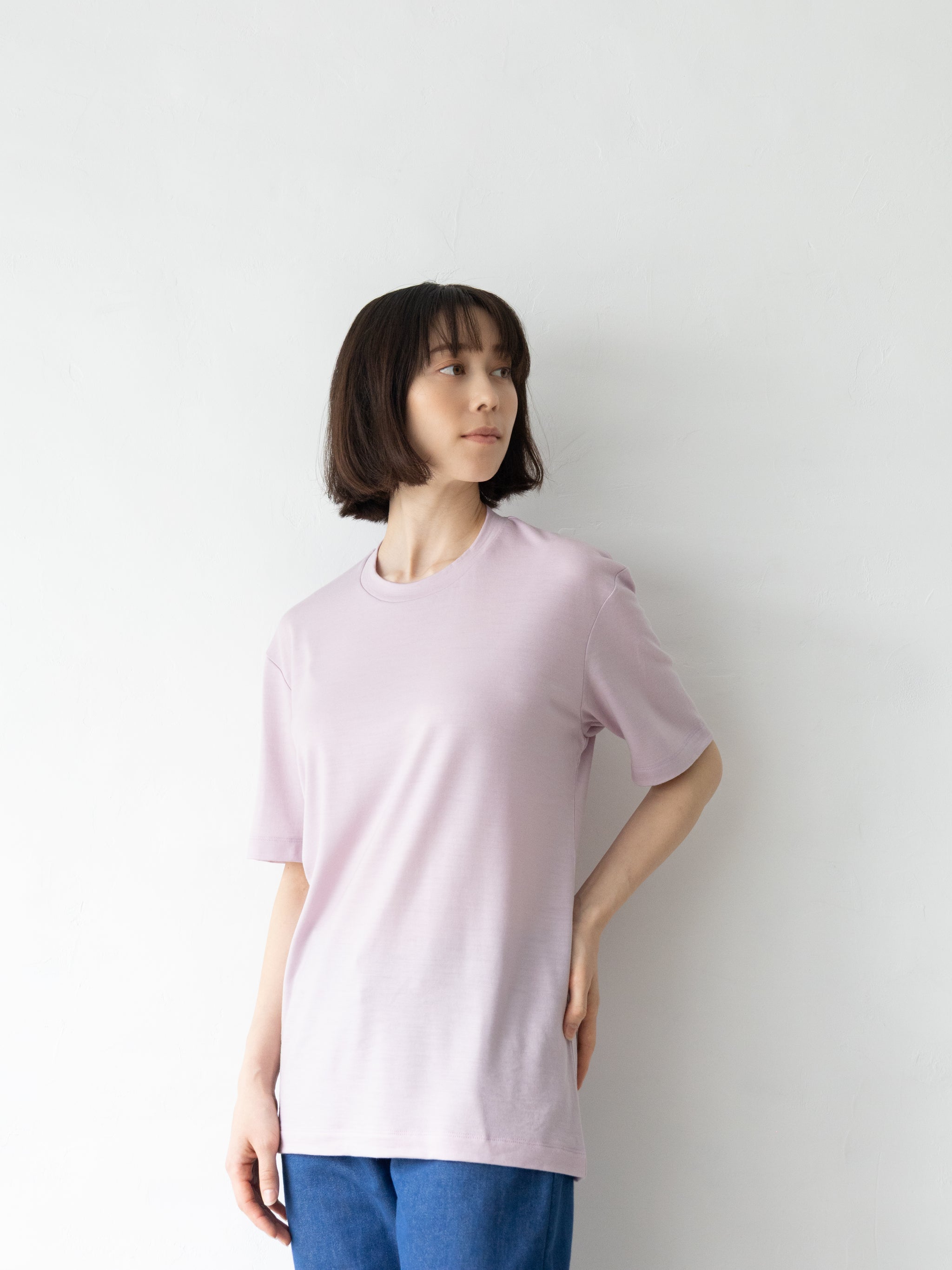 C BASIC メリノウールTシャツ