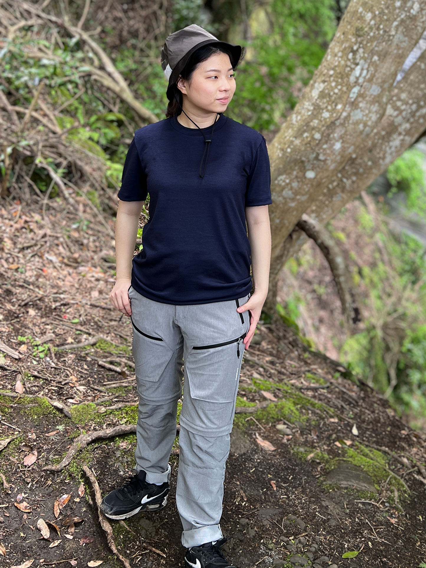<男女兼用>C BASIC メリノウールTシャツ