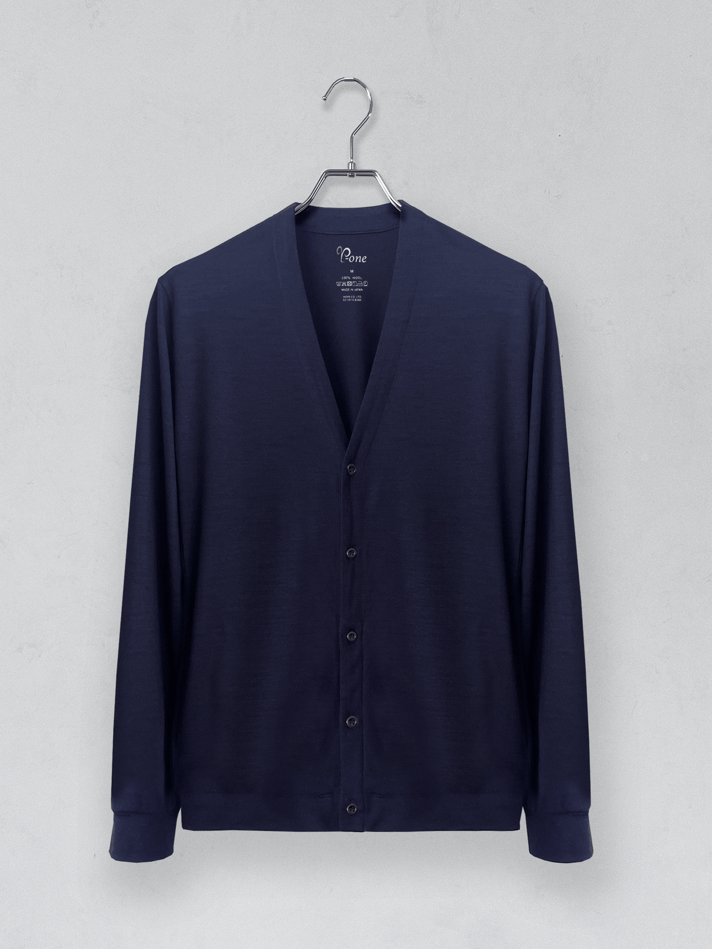 【カラーオーダー】<男女兼用>C BASIC メリノウールカーディガン | (100 オフホワイト) - C - one ONLINE STORE