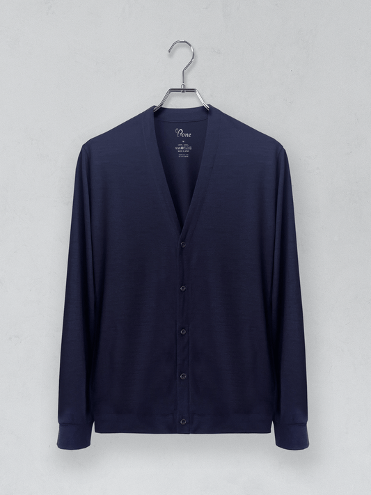 【カラーオーダー】<男女兼用>C BASIC メリノウールカーディガン | (100 オフホワイト) - C - one ONLINE STORE