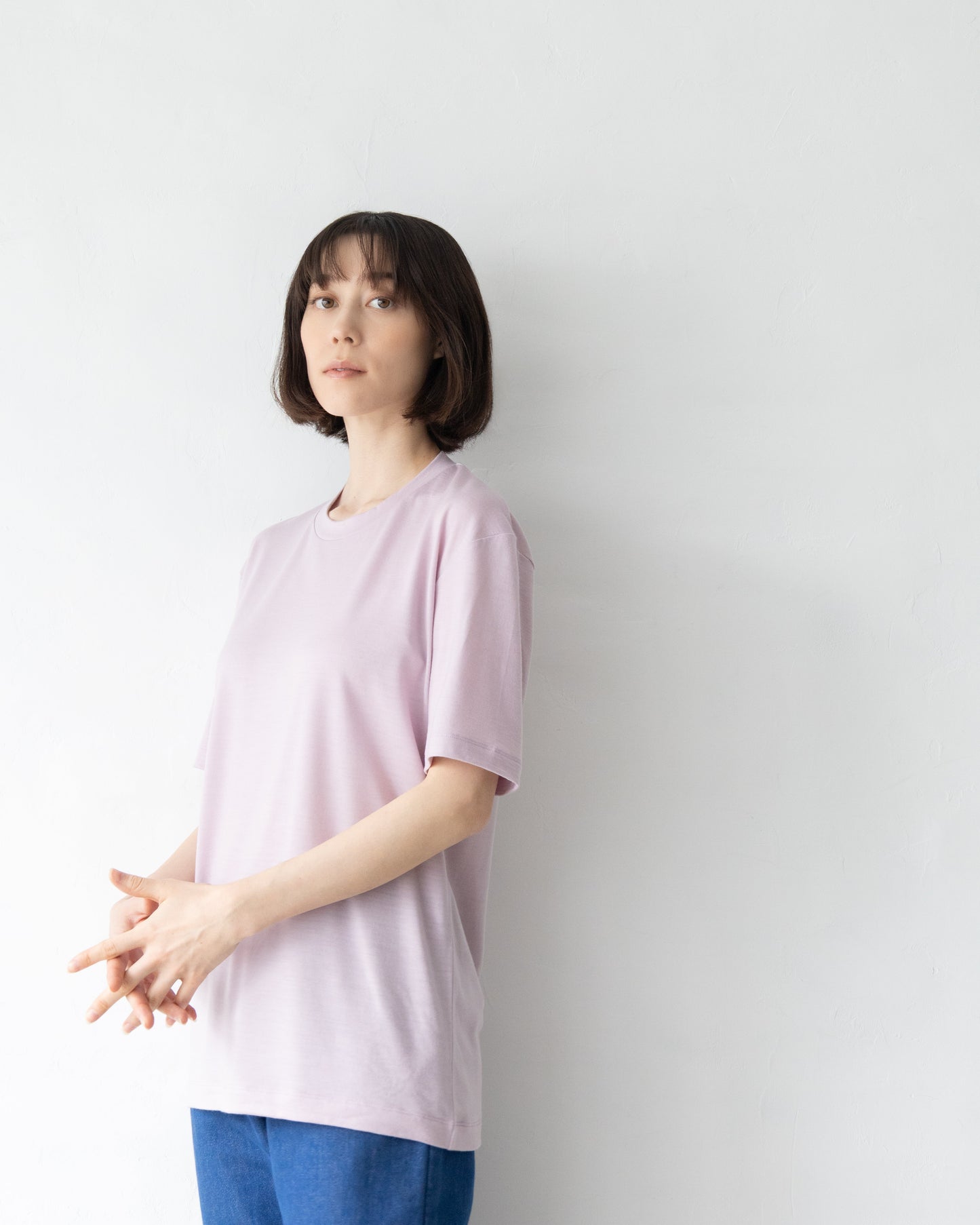 【カラーオーダー】<男女兼用>C BASIC メリノウールTシャツ | (100 オフホワイト) - C - one ONLINE STORE