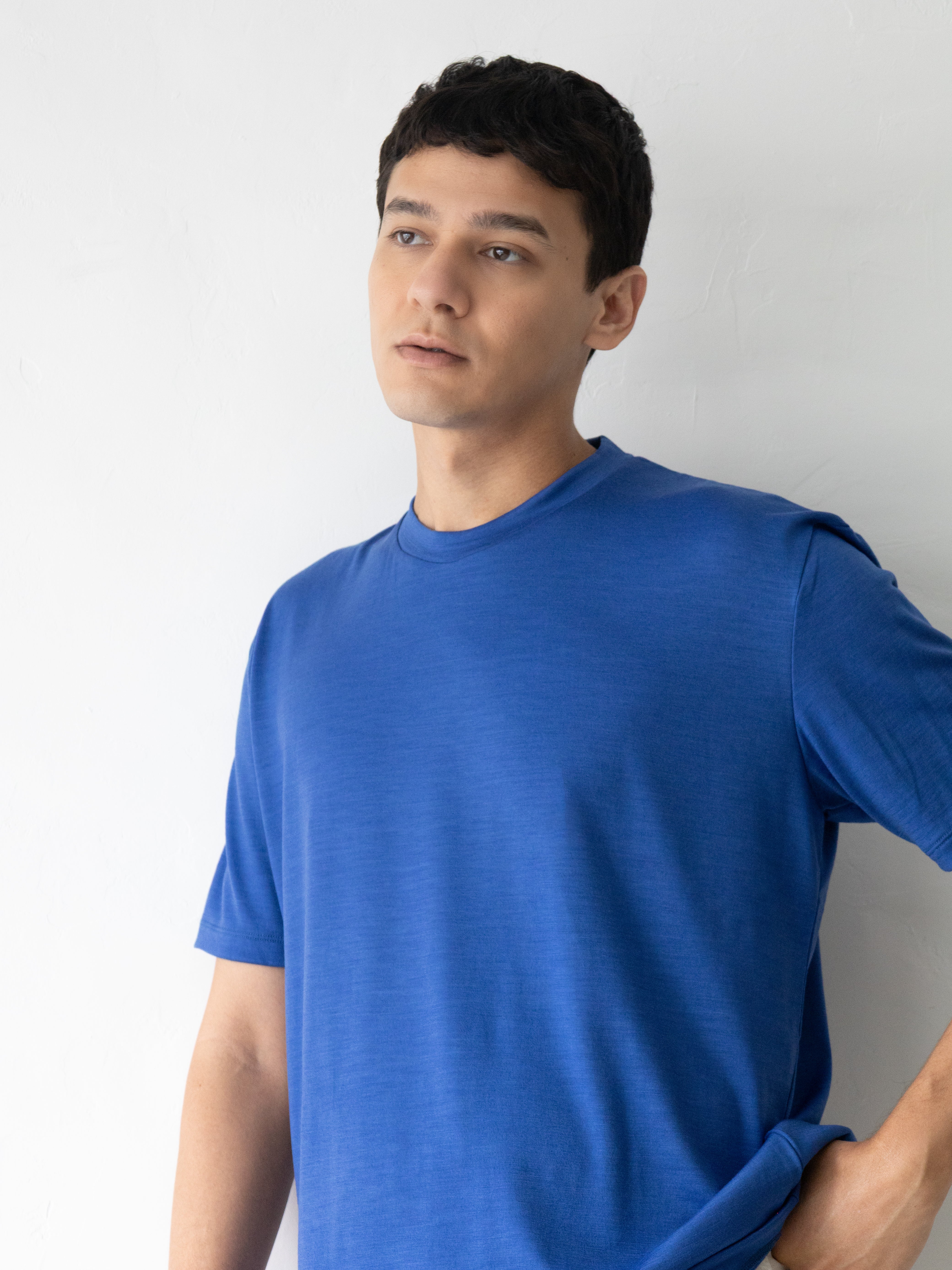 ONCメリノ　半袖　ナイルブルー　サイズ4 新品未使用　　試着なし 噂のメリノウールTシャツの“リアル”を独自検証｜ONC MERINO 編
