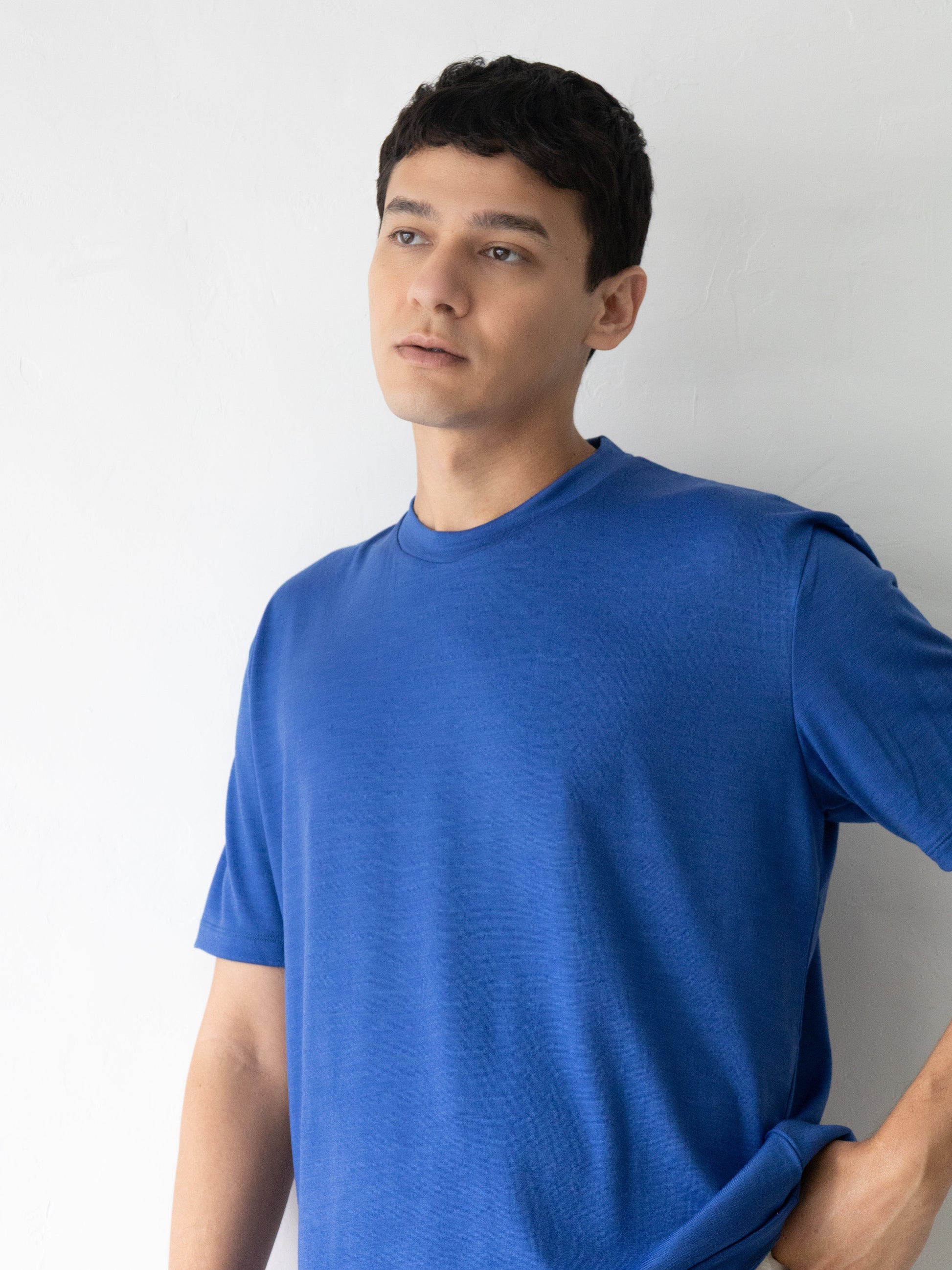 【カラーオーダー】<男女兼用>C BASIC メリノウールTシャツ | (100 オフホワイト) - C - one ONLINE STORE