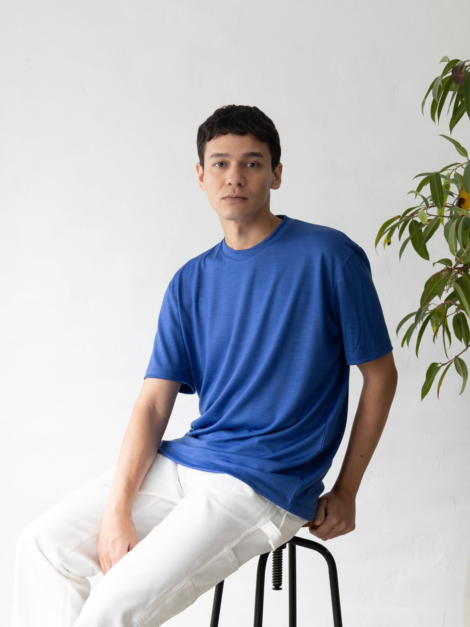 【カラーオーダー】<男女兼用>C BASIC メリノウールTシャツ | (100 オフホワイト) - C - one ONLINE STORE