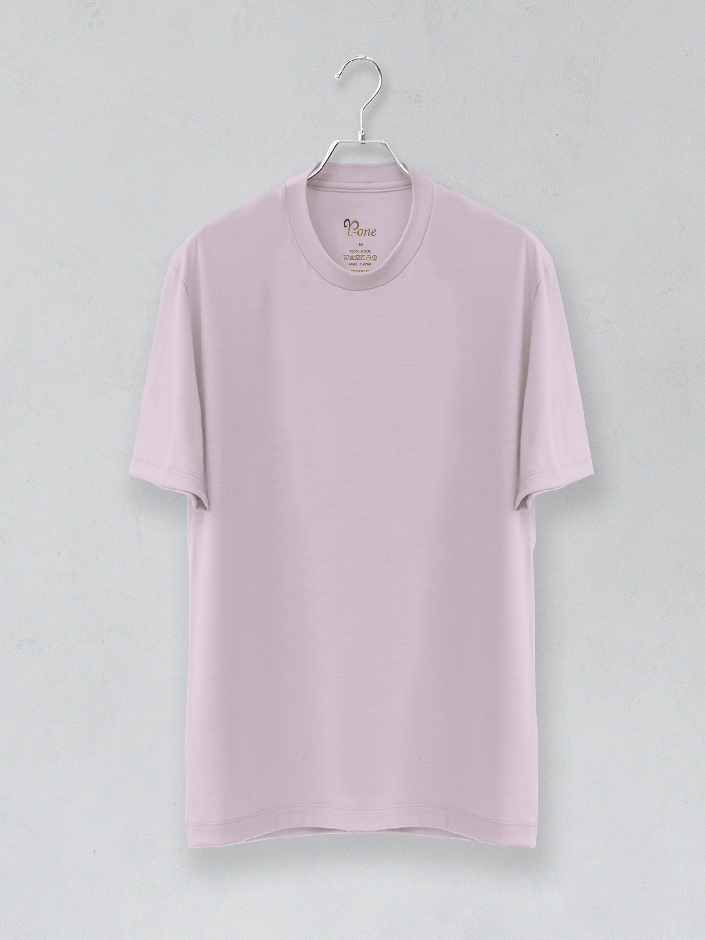 <男女兼用>C BASIC メリノウールTシャツ | (300ライトピンク) - C - one ONLINE STORE