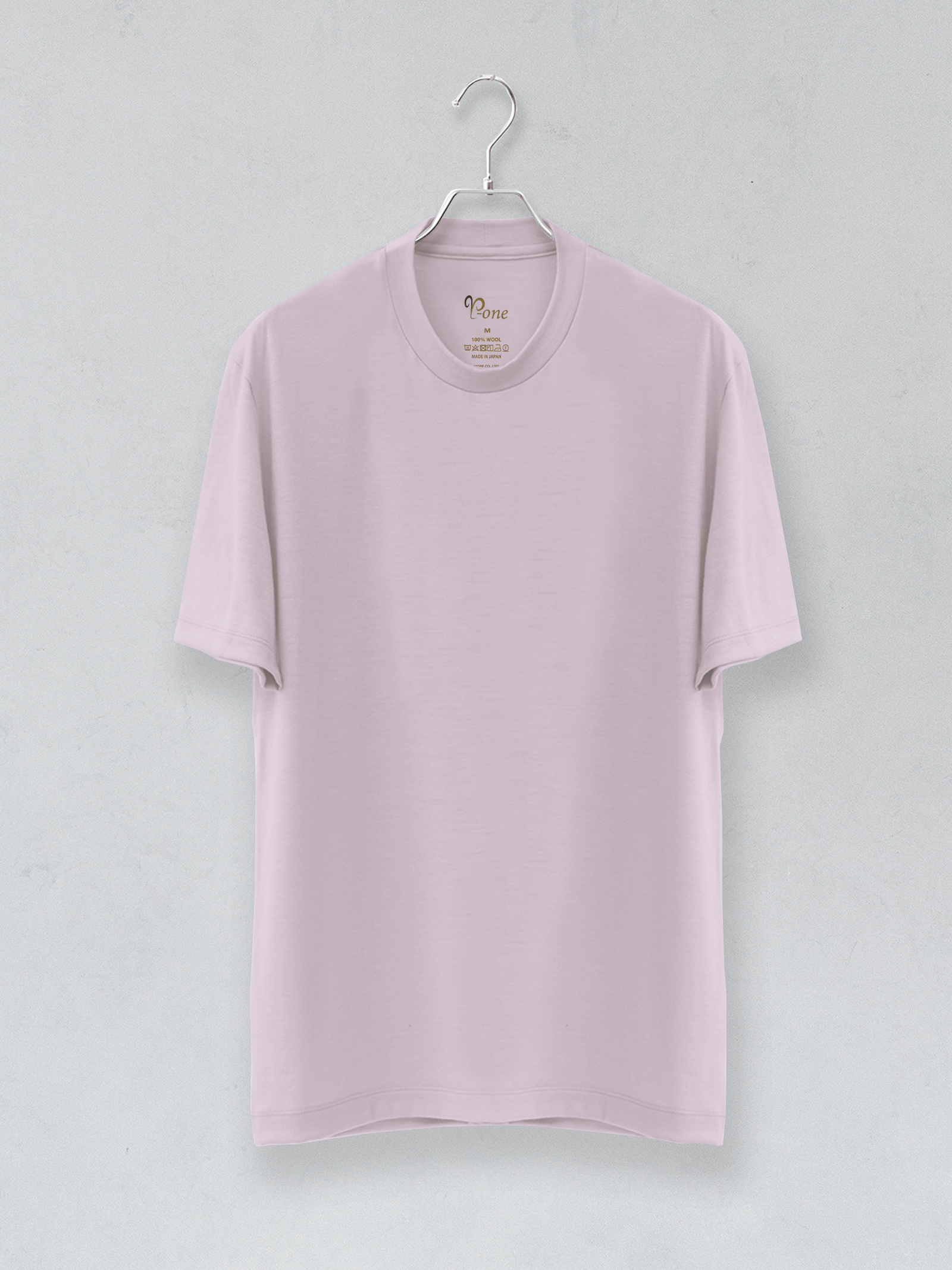 <男女兼用>C BASIC メリノウールTシャツ | (300ライトピンク) - C - one ONLINE STORE