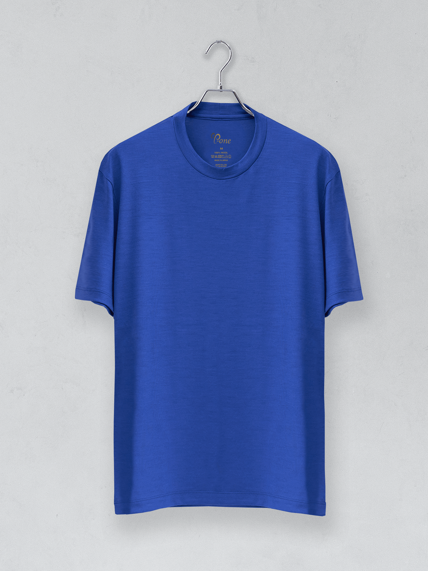 <男女兼用>C BASIC メリノウールTシャツ | (450ロイヤルブルー) - C - one ONLINE STORE