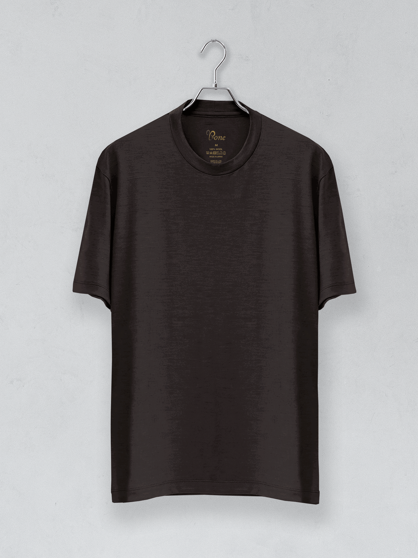 <男女兼用>C BASIC メリノウールTシャツ | (601ダークブラウン) - C - one ONLINE STORE