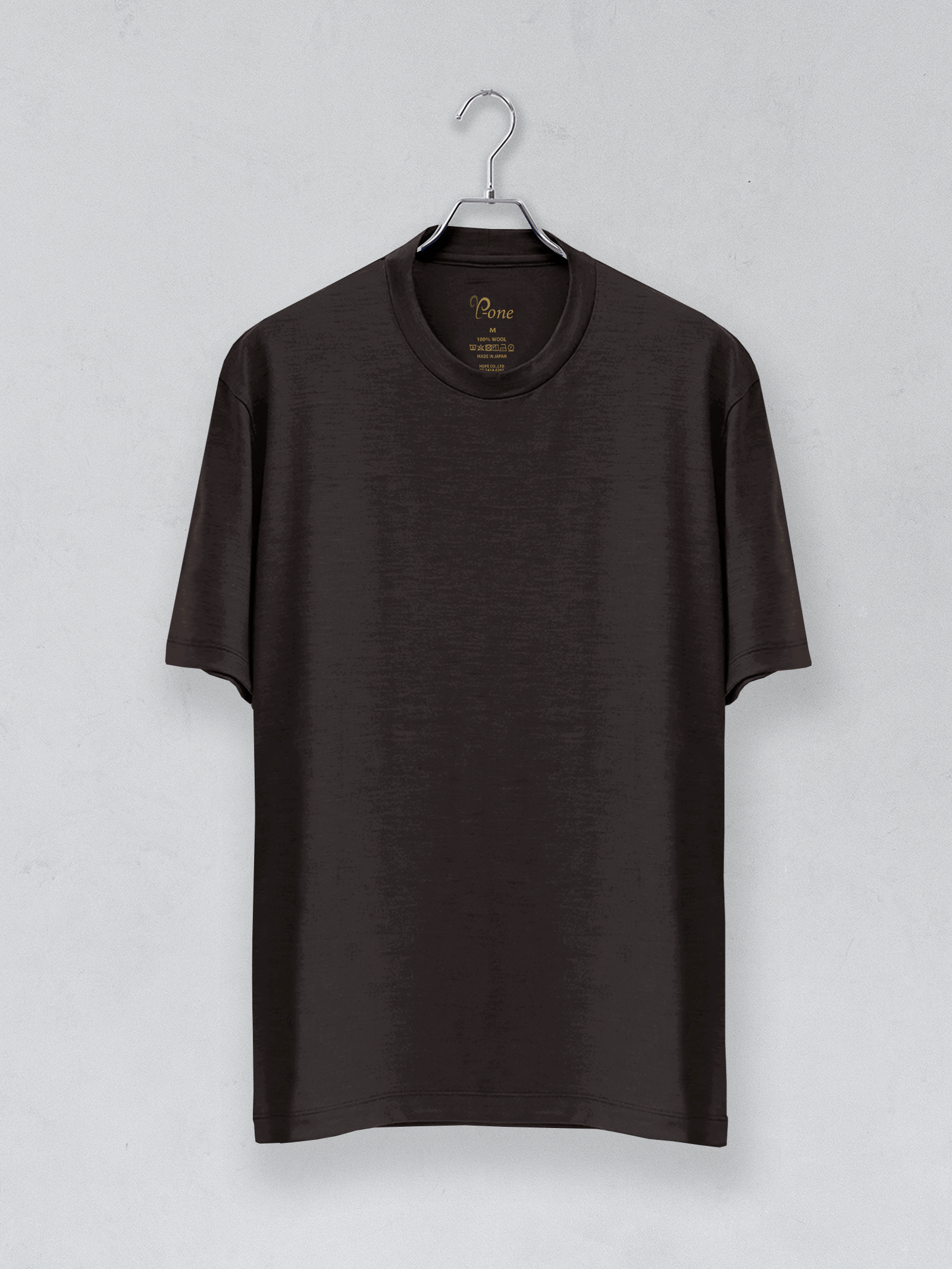 <男女兼用>C BASIC メリノウールTシャツ | (601ダークブラウン) - C - one ONLINE STORE