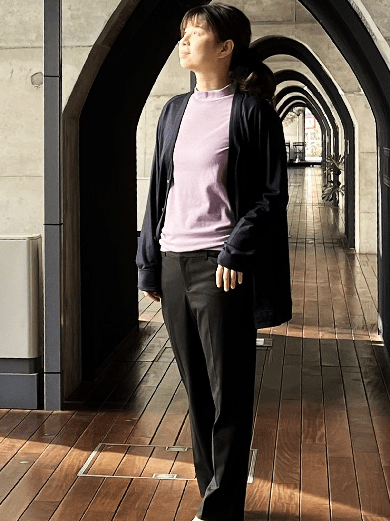 <男女兼用>C FLEX メリノウールカーディガン | (10ブラック) - C - one ONLINE STORE