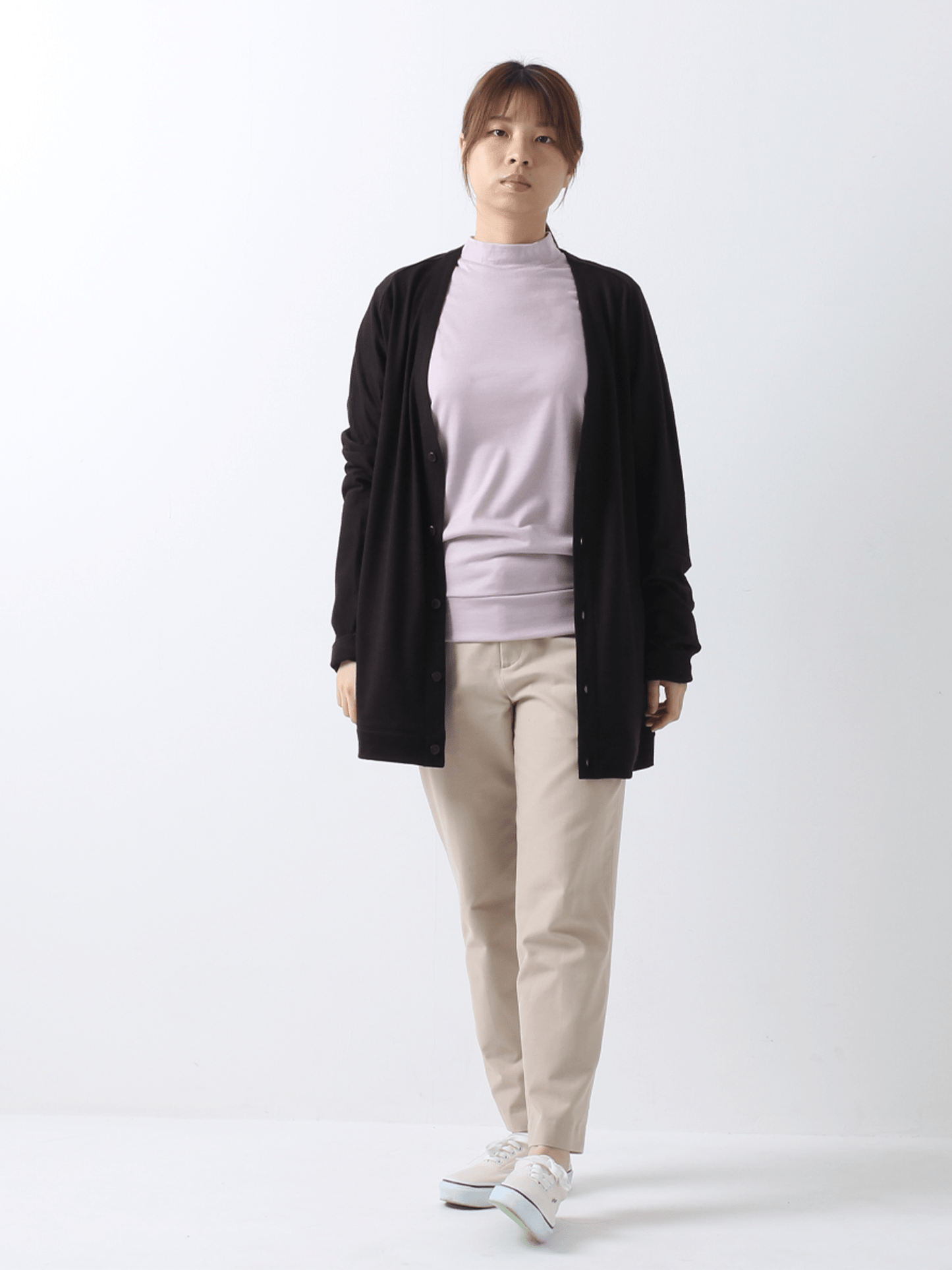 <男女兼用>C FLEX メリノウールカーディガン | (10ブラック) - C - one ONLINE STORE