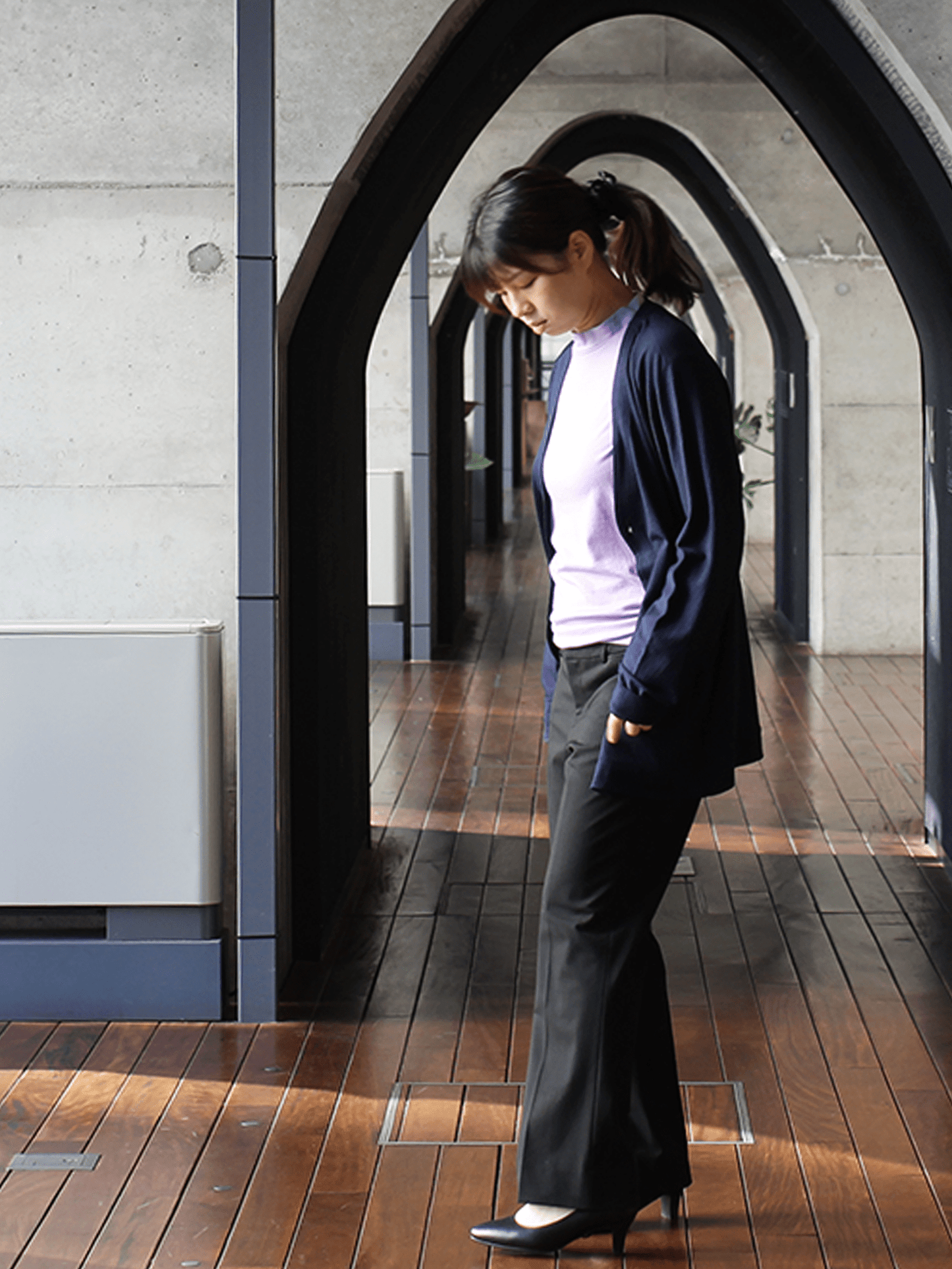 <男女兼用>C FLEX メリノウールカーディガン | (10ブラック) - C - one ONLINE STORE