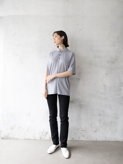 【カラーオーダー】<男女兼用>C FLEX メリノウールポロシャツ | (100 オフホワイト) - C - one ONLINE STORE