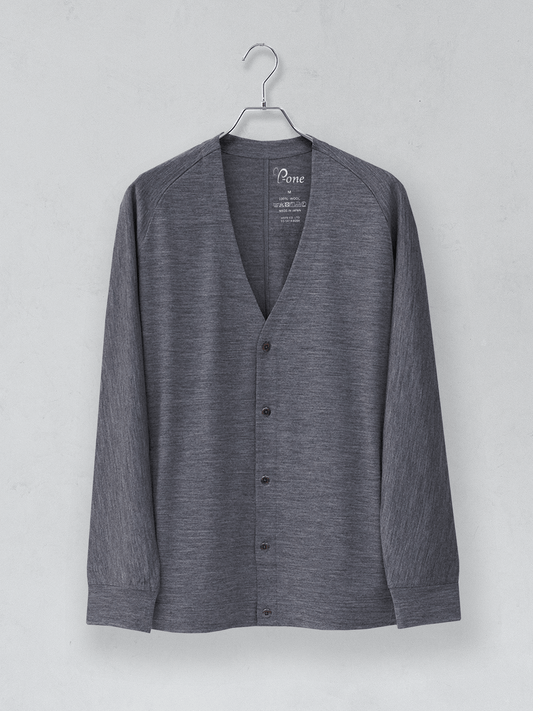 【カラーオーダー】<男女兼用>C FLEX メリノウールカーディガン | (100 オフホワイト) - C - one ONLINE STORE